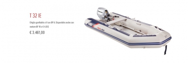  Gommone Honwave T 32 IE con motore Honda 6 HP o 10 HP in offerta